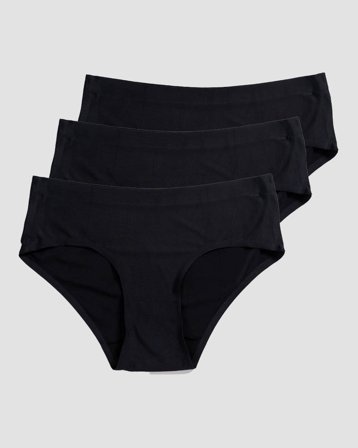ICANIWILL - Invisible Hipster 3-pack Black - Dames - sportkleding van ICIW
