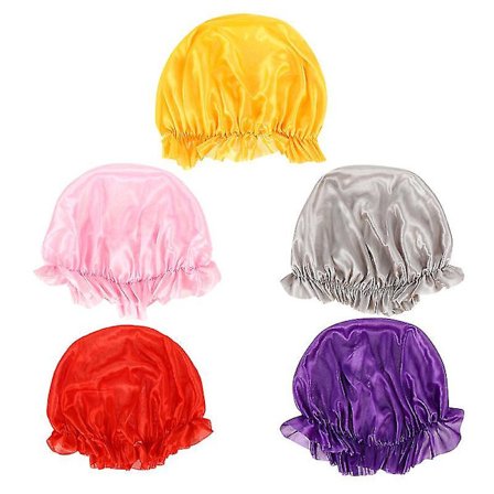 5 kpl Yömyssy Hiustenhoito Unihattu Bouffant Bonnet Hatit