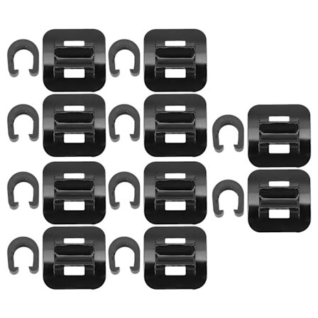 10 sæt cykelkabelbasestyring cykelbremsekabelledning fast basis med CClips spænde