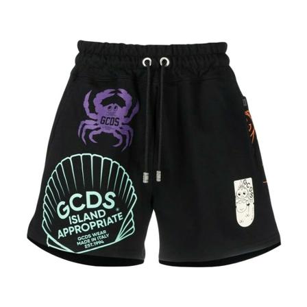 Gcds Ss22M300105 Shorts Sort, Herre Chino Shorts