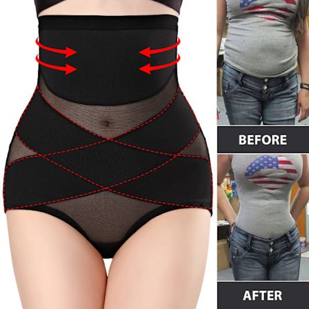 Cross Compression Abs Formende Bukser Kvinder Slankende Body Shaper Mavekontrol