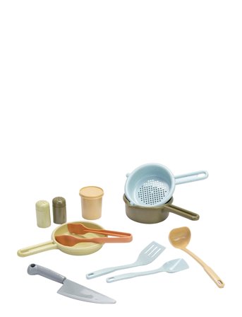 Bio Kitchen Set In Gift Box Patterned Dantoy