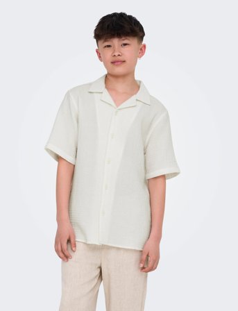 ONLY & SONS Osjkyle 0158 Ss Shirt Wvn - White - 176
