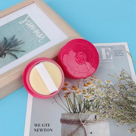 Vintage Rose Tyhj Meikki Irtopuuterin Annostelurasia Kosmetiikkakotelo P lyh yhenell Rose Red