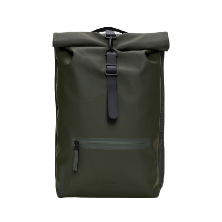 Rains Rolltop Rucksack W3 Väskor Herr Grön ONESIZE