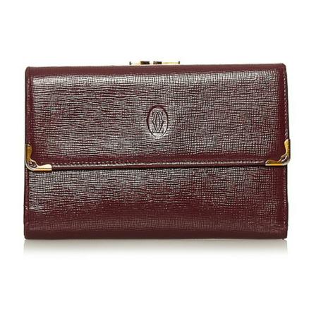 Cartier Vintage, Wallets ; Cardholders Rood, Dames, Maat:ONE Size