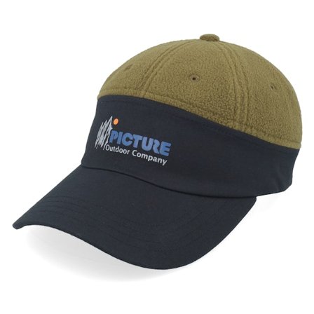 Picture - Nero unconstructed Cappellino - Halocline Black/Olive Dad Cap @ Hatstore