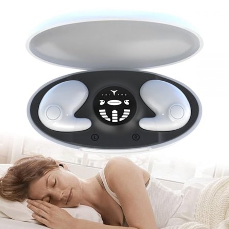 #In-Ear Sleep-Hörlurar med brusreducering Vita Bluetooth-hörlurar#