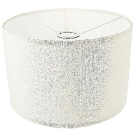 Naturlig Linnelampskärm Trumlampskärm Ersättning För Bordslampa Golvlampa (lämplig För E27 Glödlampa) Vit