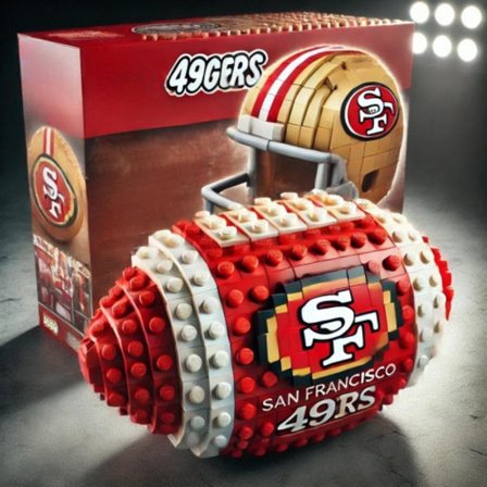 Amerikansk Fotball Byggeklosser – Pedagogisk Sportbygging med Store Partikler