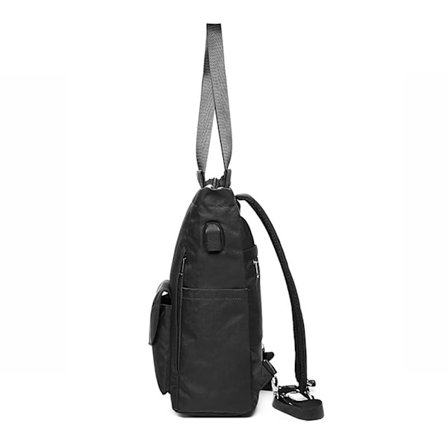 Studerende Rygsæk Skuldertaske Vandtæt Computer Taske Skole Taske til Universitet Skole Daglig Rejse stor sort