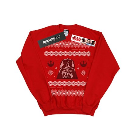 Star Wars Jultröja Herr Darth Vader Fair Isle M Röd