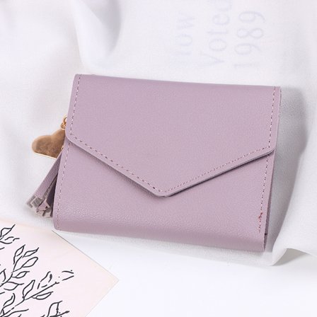 1 Stk Kort kvast Pung Dame Pung Mini Mønt Pung Kortlomme