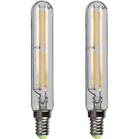 2-pack 4W LED Filamentlampa E14, Varmvit 2700K Edison Vintage Glödlampor [DB]