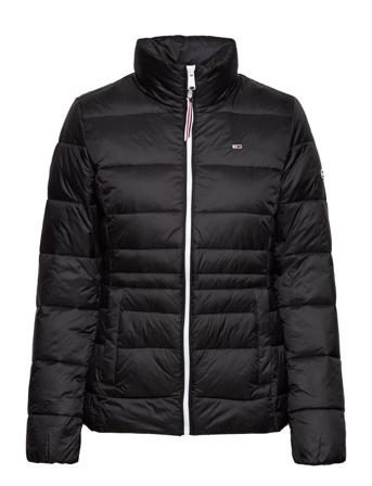 Tjw Tape Detail Jacket Vuorillinen Takki Topattu Takki Musta Tommy Jeans