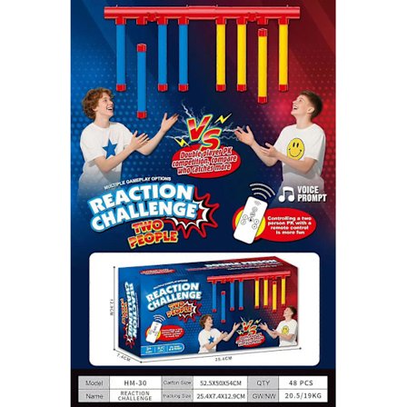 [LLC] Morsom utfordring Fallende pinner Spillsett for trening av reaksjonsevne Pedagogisk aktivitet Foreldre-barn Interaksjon Festspill Leke