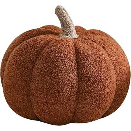 1 stk. Halloween græskarpude, græskar plys gulvpude dekor, T