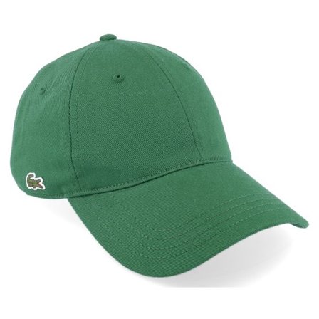 Lacoste - Grön adjustable Keps - Side Patch 1 Green Dad Cap @ Hatstore