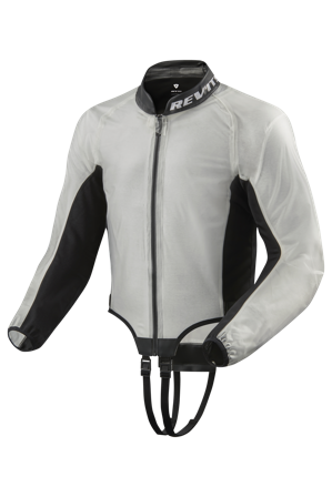 Regenjacke Rev'It! Trackmaster H2O Transparent/Schwarz L