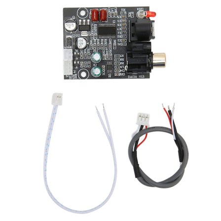 Digital Dekoder Modul DIY Modifierad 24 Bitars 192K Optisk Koaxial DAC Dekoderkort