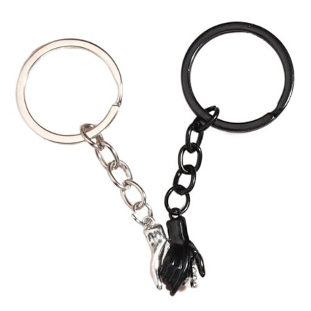 Par nøkkelring Par hånd i hånd nøkkelring B B