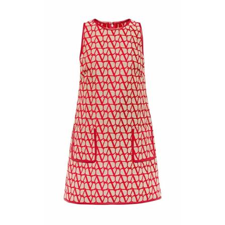 Valentino Short Klänning röd, Dam, Dam, Storlek: S