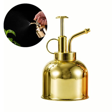 Kasvisumutin suihkepullo 300ML Ruostumaton teräs Kastelukannu sisäkasveille Mehikasvi Bonsai Puutarhatyökalut Kulta