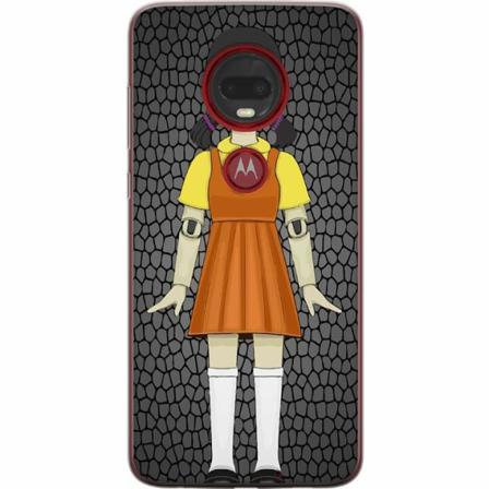 Motorola Moto G7 Plus Genomskinligt Skal Squid Game