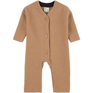 Kids - MAINIO Jumpsuit In Wool Beige 62/68 cm - All in ones - 62/68 cm - Beige - Junge