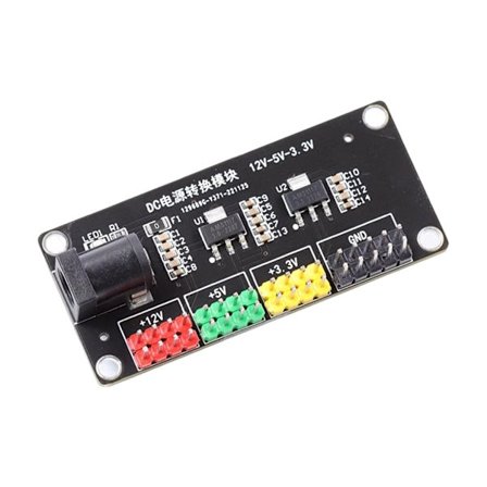 Strømmodul 3.3V 5V 12V Flerkanalsudgang Elektricitetskonverteringsmodul