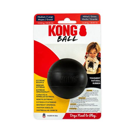 Kong Extreme Rubber Ball M/L Ø 8cm, Tøj & Bolig, Dyrelegetøj, Hundelegetøj