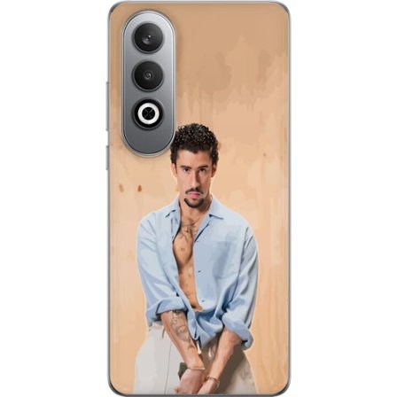 Yhteensopiva Puhelinkuori OnePlus Nord CE4 Bad Bunny Super Bowl-inspiroima grafiikka, jossa NFL-trofe ja San Franciscon silta urheilusuunnittelussa