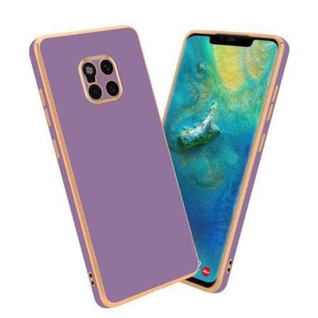 Fodral till Huawei MATE 20 PRO Fodral i glänsande lila - guld Fodral Silikon TPU och kameraskydd