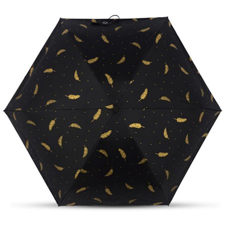 Praktiskt & Hållbart Paraply GULDFJÄDER