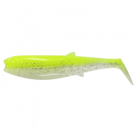 Savage Gear Cannibal Shad 6,8cm, 3g (5-pack) - Fluo Yellow Glow