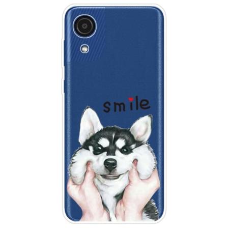 Deco Samsung Galaxy A03 Core Etui - Hund White