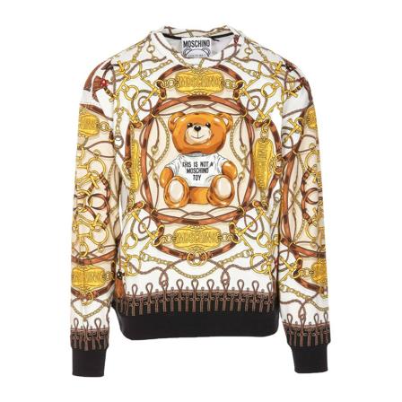 Moschino Sweatshirts gul, Herr, Herr, Storlek: XL