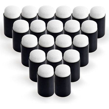 20 finger svamper daubers, håndverk svamp daubers sett for maling, tegning,