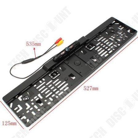 TD Trådløst bilkamera 7 "TFT bakkamera med spejlmonitor + 170 ° IR tilbagevendende bagudkamera