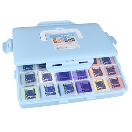 24 Farver Gouache Maling Sæt 30ml Hver Jelly Cup Design Guache Maling til Begyndere Studerende Kunstnere til Lærred Akvarelpapir