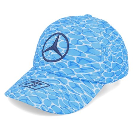 Formula One - Motor Blau Adjustable Cap - Mercedes AMG F1 23 Russel No Diving Blue Adjustable @ Hatstore