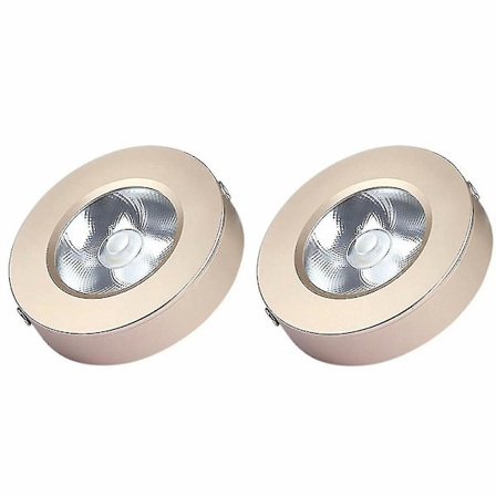 2-delad skåpsbelysning, ytmonterade LED-spotlight, bänkskivelys