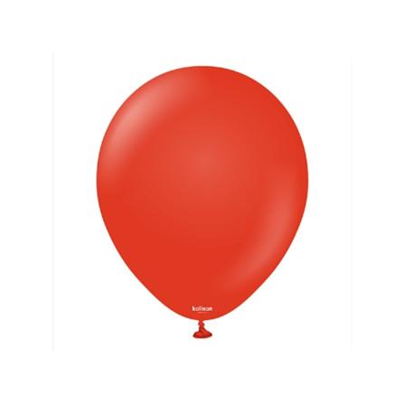Kalisan Latex Standard Ballonger (Förpackning om 100) En Storlek Röd Red One Size