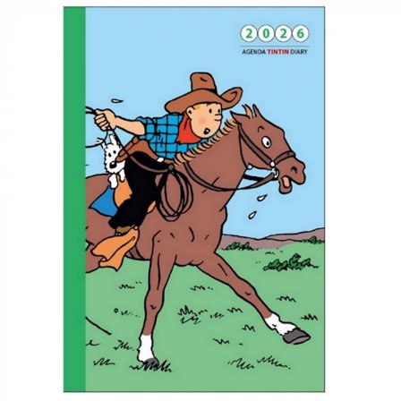 Tintin - Kalender bok 10 x 15 cm 2026