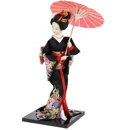 Japansk Hjemmedekor Antikke Japanske Dukker Japansk Jentedukke Japansk Kimono Leke Japansk Dukke Figur