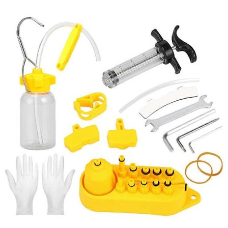 Universelt hydraulisk skivebremseolje-lufteverktøy, bremseverktøy, sykkelverktøysett, sykkeltilbehør