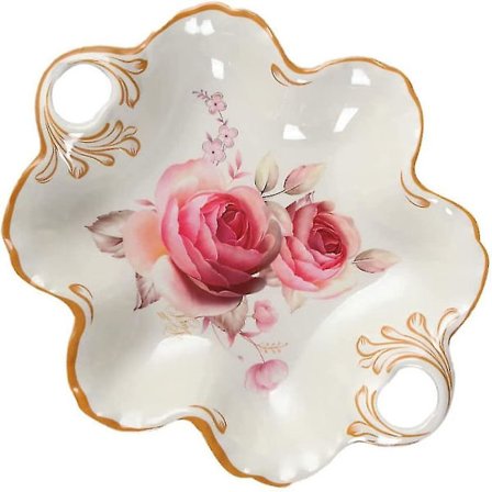 Frugt Skål Snack Fade Kreativ Slik Skål Melamin Middagstallerken Uregelmæssig Nød Fade Mad Måltid Skål Med Håndtag Frugt Salat Snack (1stk)