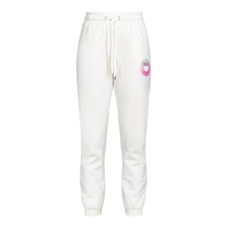 Pinko Jolanda 3 Cotton Sweatshirt Jogging Hvid, Dame Joggingbukser