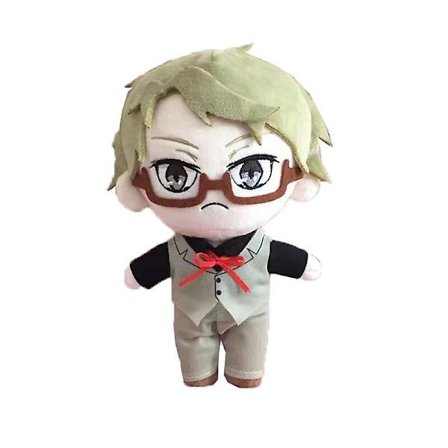 Anime Bungou Stray Dogs -pehmolelut Dazai Osamu -pehmolelu Chuuya Nakahara -pehmolelut Pehmeät hahmot Lasten syntymäpäivä Joululahja [DB]