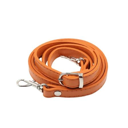 120 cm PU-nahkainen käsilaukkuhihna, säädettävä olkalaukkuhihnan vaihtohihna, DIY-ristilaukkuhihna Orange 120*1.2*0.5cm